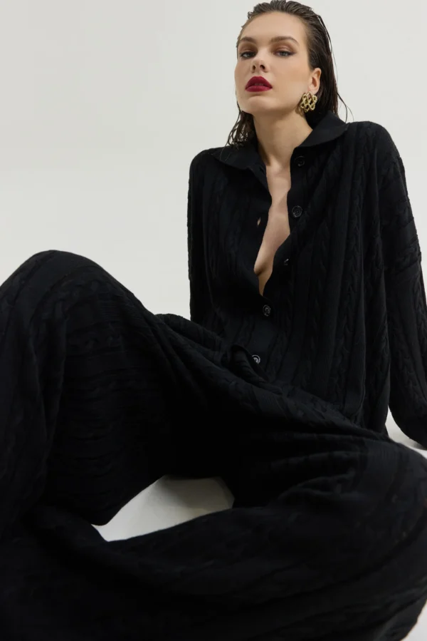 Palermo pants (black)/Hemithea παντελόνι - Image 5