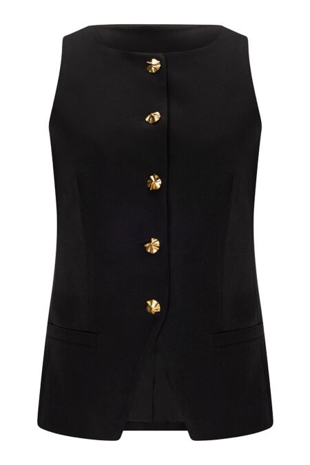 Lunacode vest black/La Chaine γιλέκο