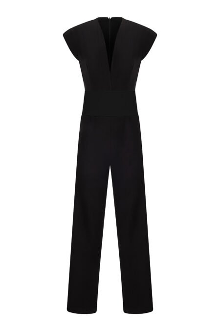 Lunacode jumpsuit black/La Chaine φόρμα