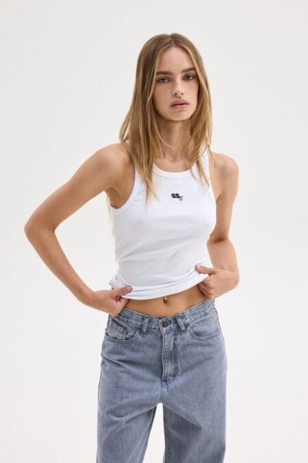 Jane ssg tank top white /Sunsetgo.  τοπ