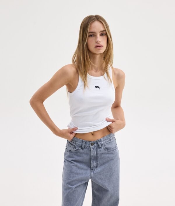 Jane ssg tank top white /Sunsetgo.  τοπ