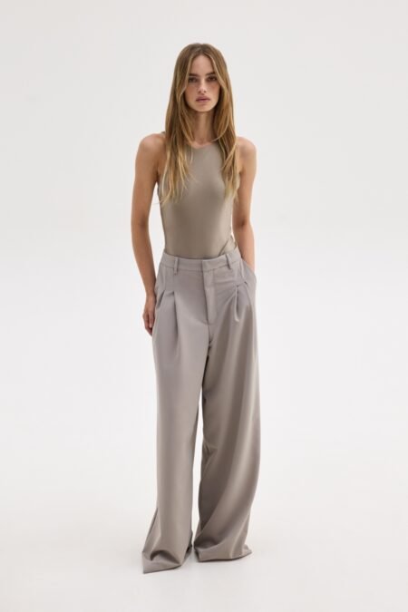 Lauryn tailored pants grey/Sunsetgo. παντελόνι