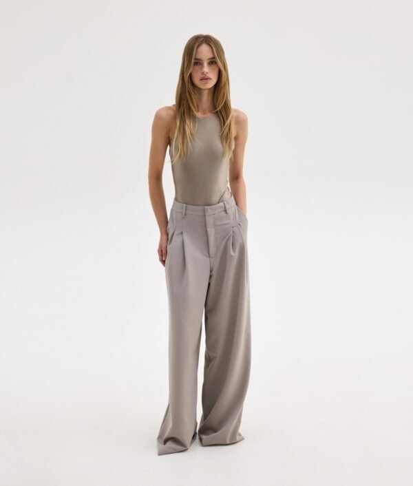 Lauryn tailored pants grey/Sunsetgo. παντελόνι