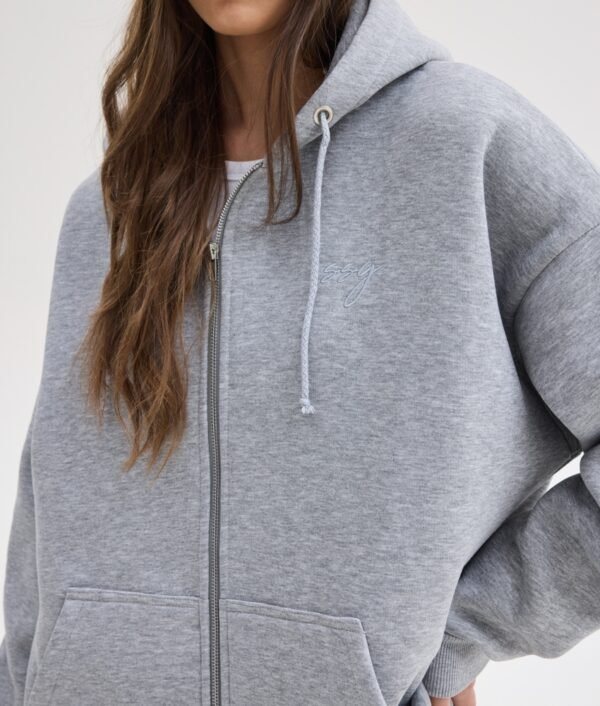 Lizi zip hoodie grey /Sunsetgo. ζακέτα - Image 3