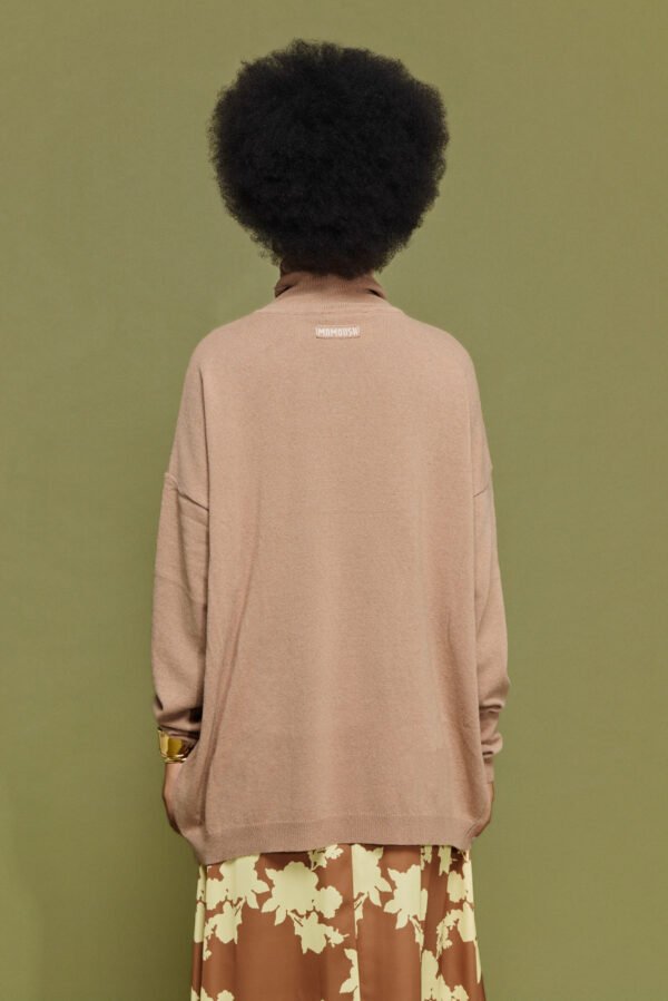 Velma knitted turtleneck απο κασμίρ (almond)/Mamoush μπλούζα - Image 4