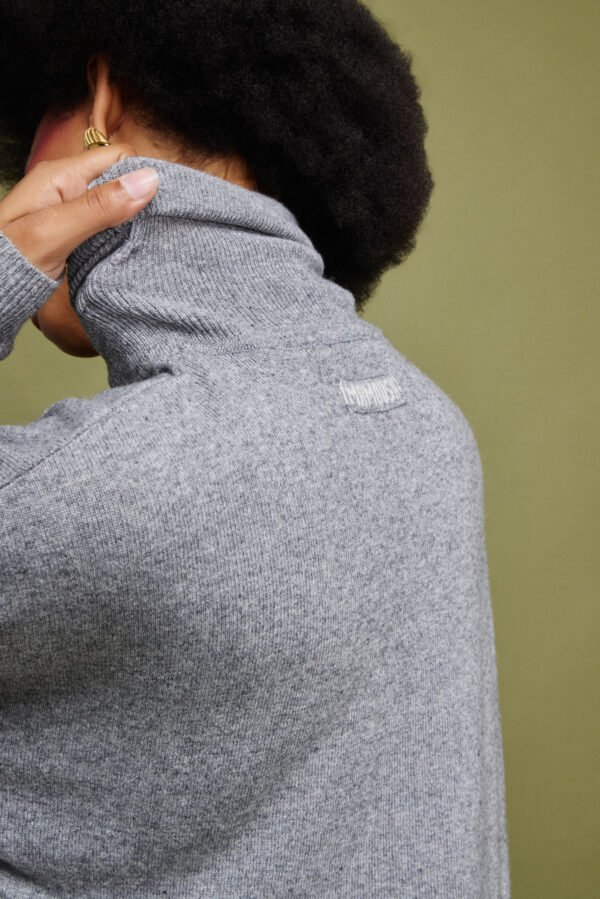 Velma knitted turtleneck από κασμίρ (gray)/Mamoush μπλούζα - Image 5