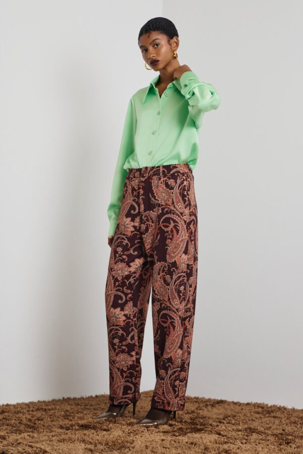 Kaia satin shirt (mint)/Mamoush πουκάμμισο - Image 4