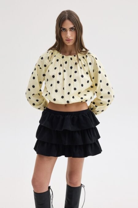 Vivienne top (polka dots)/Sunsetgo μπλούζα
