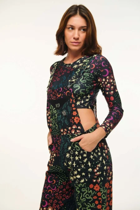 Γυναικείο εμπριμέ crop top gardens of sin/PCP crop top