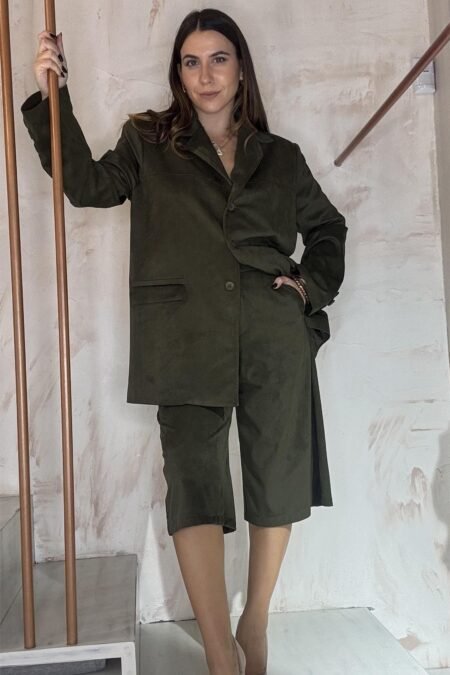 Polo suede blazer(khaki)/New age σακάκι