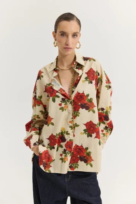 Drambuie shirt (cream)/Hemithea πουκάμισο