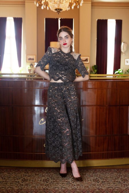 Emercyn skirt in grey/Madame Shoushou φούστα