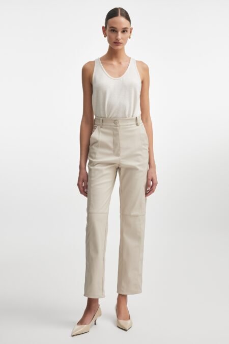 Walkman trousers light beige/Nadia rapti παντελόνι