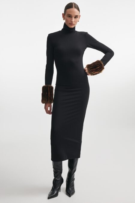 Fran maxi dress black/Nadia rapti φόρεμα
