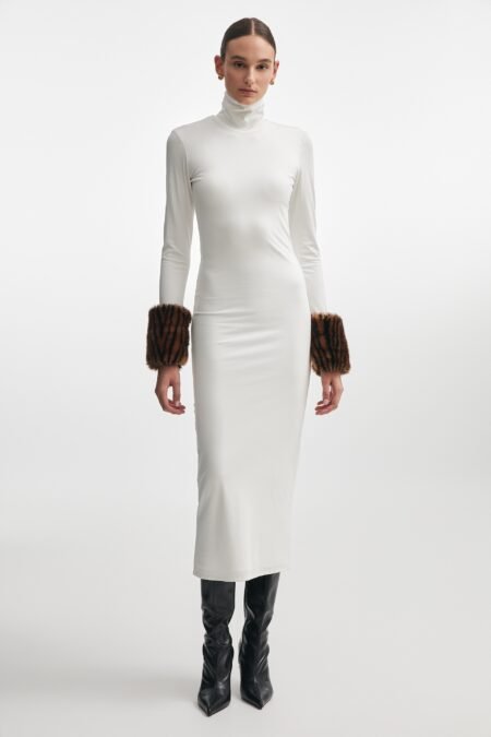 Fran maxi dress off white/Nadia rapti φόρεμα