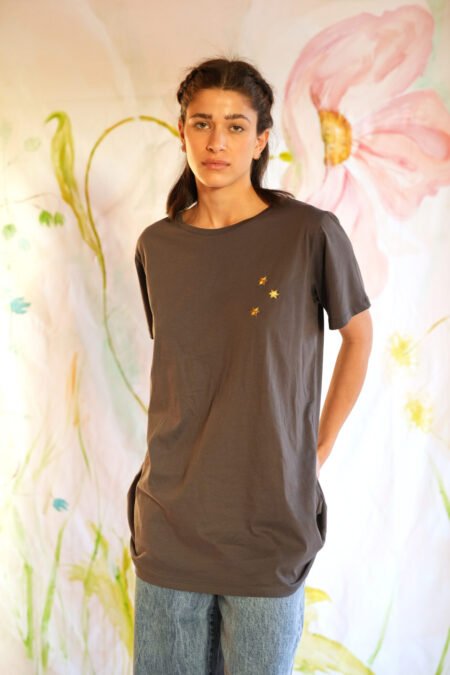 Odette t-shirt in grey/Madame Shoushou t-shirt