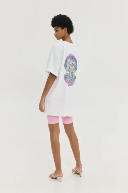 Cheetah T-shirt Off White (Office Pocket)/Hemithea t-shirt