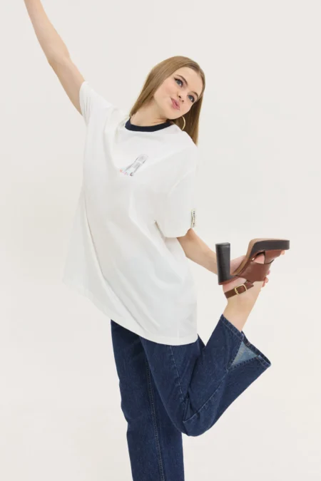 Cheetah T-shirt Off White (Panigyri)/Hemithea t-shirt