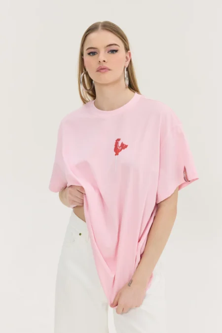 Cheetah T-shirt Pink (Lollipop)/Hemithea t-shirt