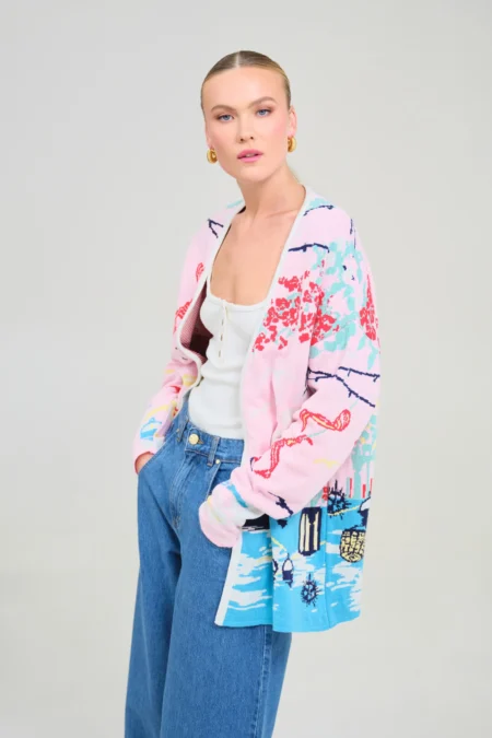 Flinstone cardigan (pink)/Hemithea πανωφόρι