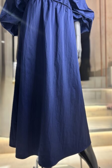Blue midi a line skirt/CKontova φούστα