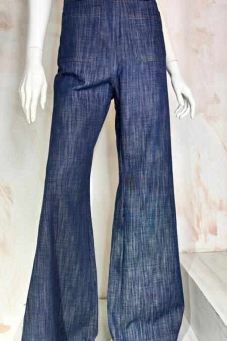 Denim flared pants/CKontova παντελόνι
