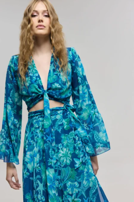 Vanessa top (dark blue)/ Hemithea τοπ