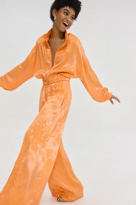 Peacock pants (orange)/Hemithea παντελόνι