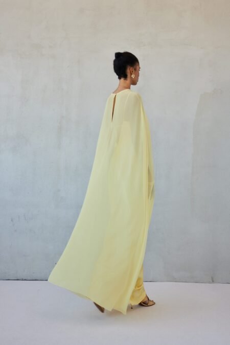 Long sleeve cape (butteryellow)/Mix&match κάπα