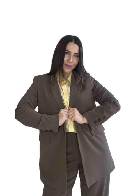 Olivia blazer (chocolate brown)/New age σακάκι