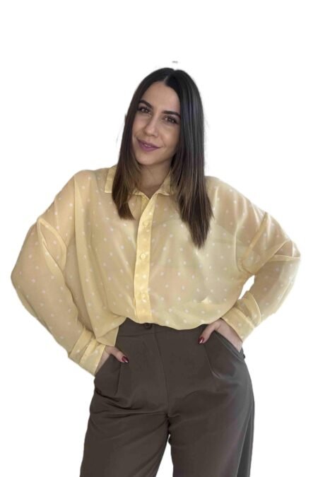 Lio shirt (yellow dot)/New age πουκάμισο