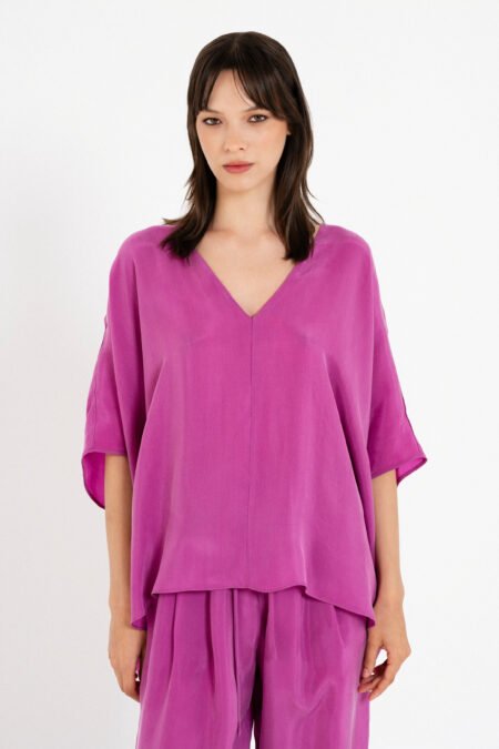 Cupro oversized blouse/Philosophy μπλούζα