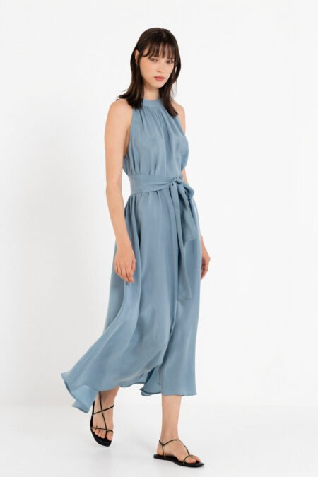 Cupro halter neck dress/Philosophy φόρεμα