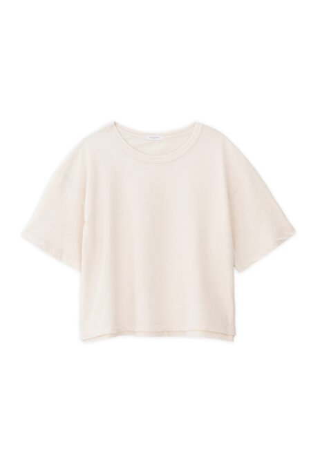 Light futter cropped top cream/Philosophy top