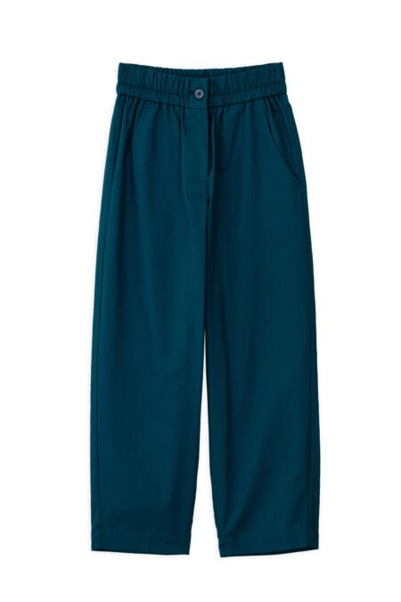 Poplin barrel pants blue/Philosophy παντελόνι