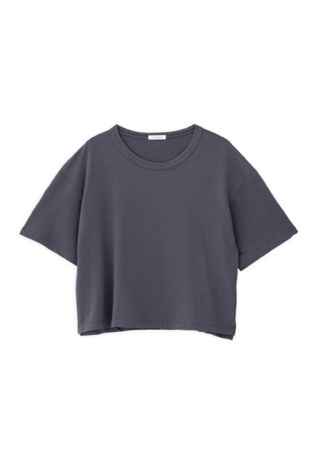 Light futter cropped top grey/Philosophy top
