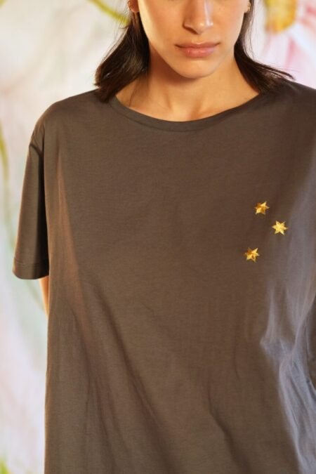 Odette t-shirt (grey)/Madame shoushou μπλούζα