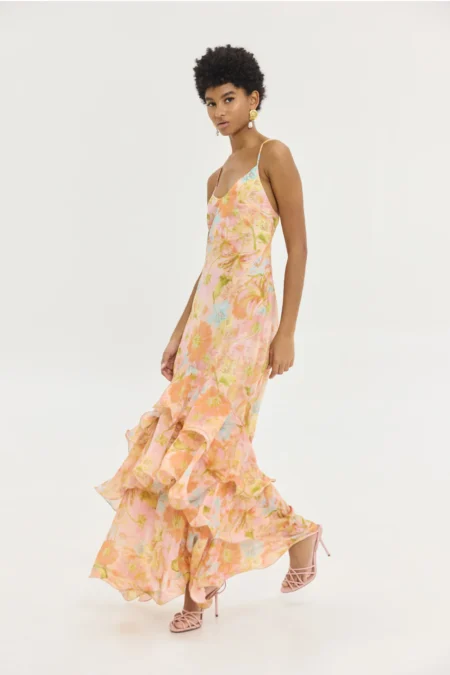 Olsi Dress (Peach)/Hemithea φόρεμα