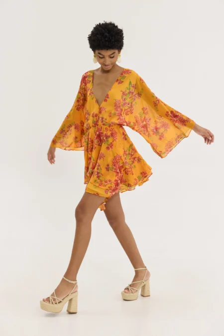 Celine Dress (Orange)/Hemithea φόρεμα