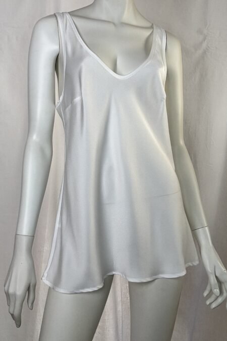 White satin top/CKontova top