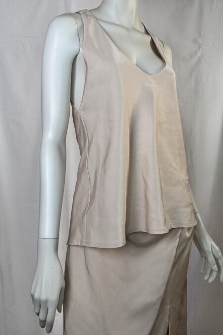 Ecru twisted top/CKontova top