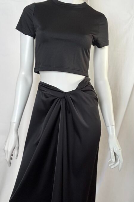 Black fitted t-shirt/CKontova t-shirt