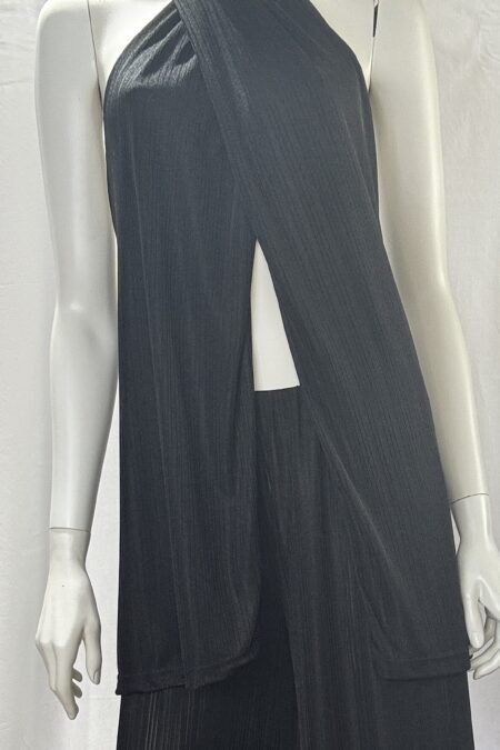 Black jersey blouse/CKontova μπλούζα