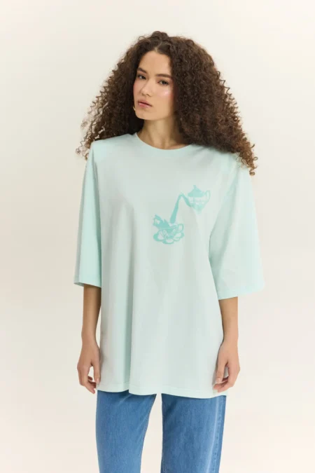 Sahara T-shirt (aqua)/Hemithea t-shirt