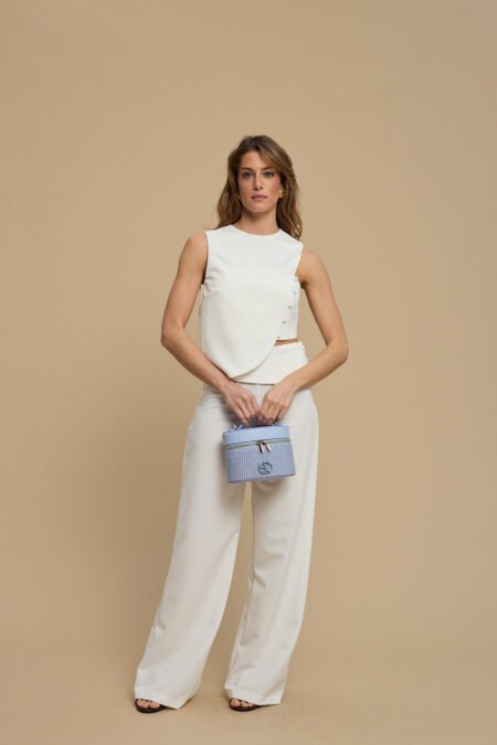 Wave pants white/La Chaine παντελόνι
