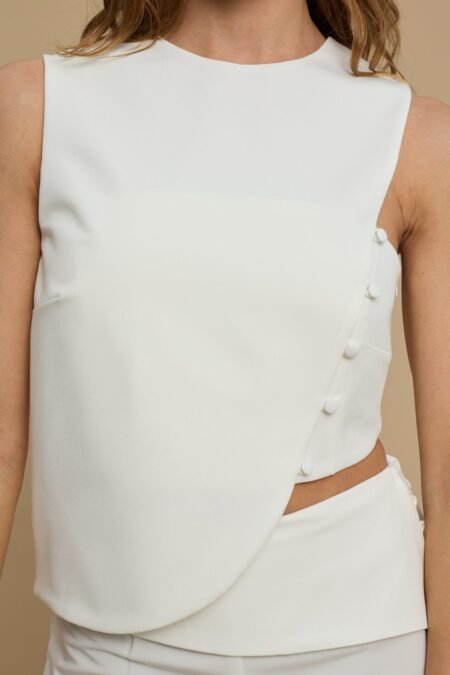 Wave top white/La Chaine top