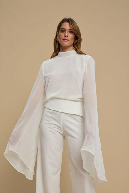 Gaia top white/La Chaine μπλούζα