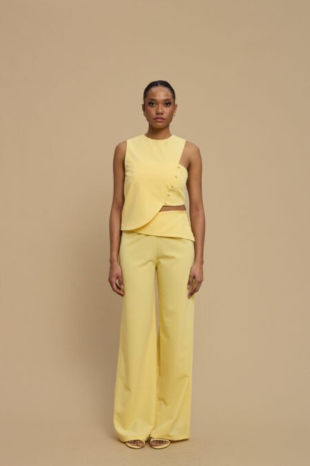 Wave pants yellow/La Chaine παντελόνι