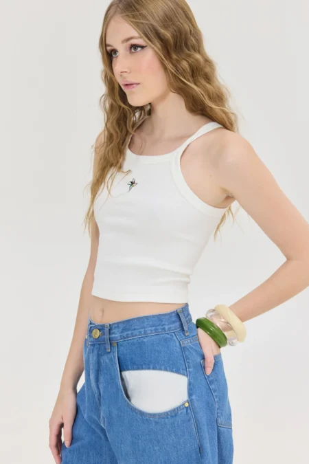 Piera Top (white)/Hemithea top