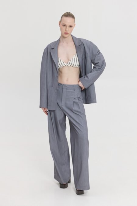 Lisa pants (grey)/Sunsetgo παντελόνι